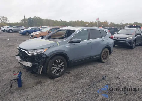 2021 Honda Cr-V Hybrid Ex-L из США, поврежденный, VIN 7FART6H83ME032626